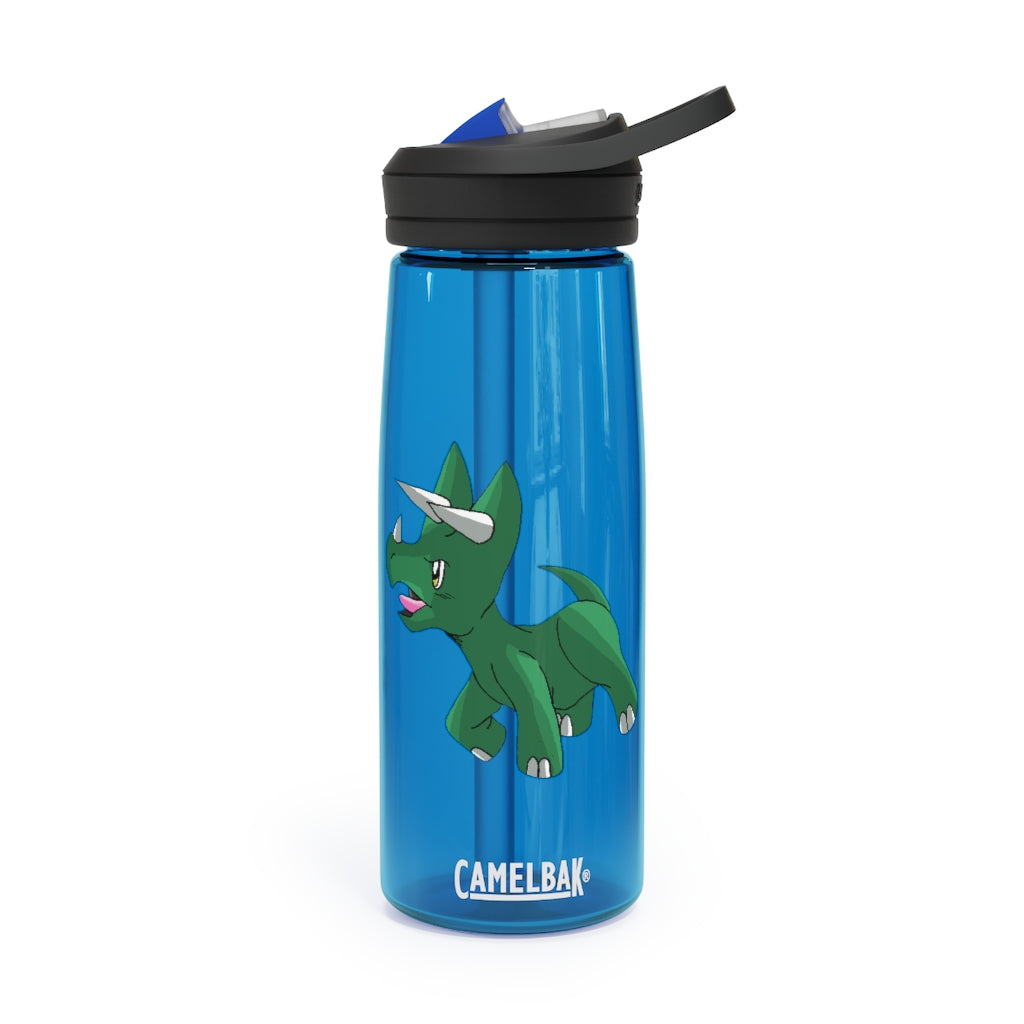 Treevetop CamelBak Eddy® Water Bottle in 20oz and 25oz sizes, showcasing its robust design and spill-proof biting valve.