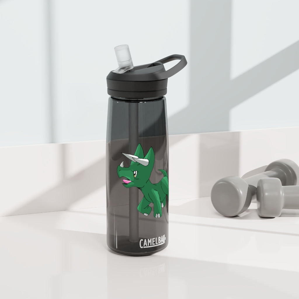 Treevetop CamelBak Eddy® Water Bottle in 20oz and 25oz sizes, showcasing its robust design and spill-proof biting valve.