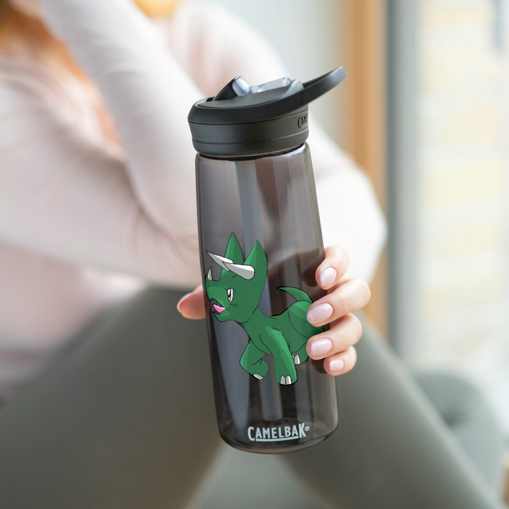 Treevetop CamelBak Eddy® Water Bottle in 20oz and 25oz sizes, showcasing its robust design and spill-proof biting valve.