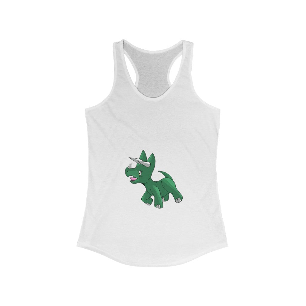 Treevetop Women's Ideal Racerback Tank in a stylish design, showcasing a slim fit and racerback cut, perfect for casual and active wear.