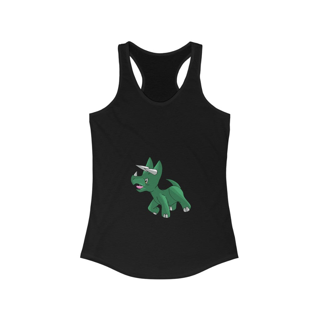 Treevetop Women's Ideal Racerback Tank in a stylish design, showcasing a slim fit and racerback cut, perfect for casual and active wear.