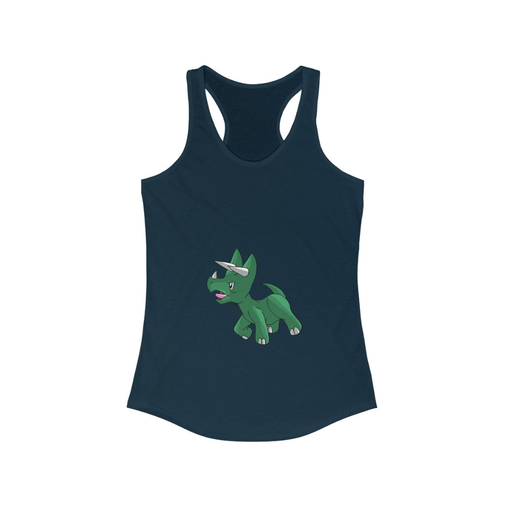 Treevetop Women's Ideal Racerback Tank in a stylish design, showcasing a slim fit and racerback cut, perfect for casual and active wear.