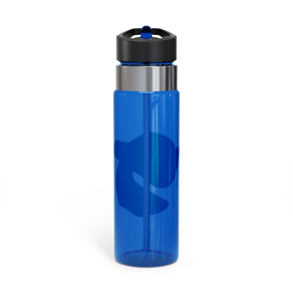 Troffle Kensington Tritan™ Sport Bottle in vibrant colors with a carabiner hook and straw lid, showcasing its durable design.