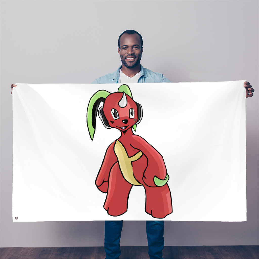 Tsosti Sublimation Flag measuring 5FT x 3FT, made from durable polyester fabric with vibrant colors and double-stitched edges.