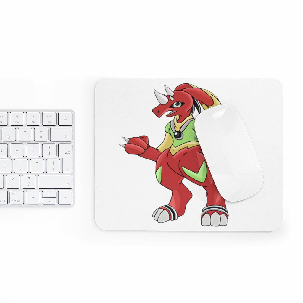 Tsostibird Mouse Pad featuring a vibrant full print design on a smooth neoprene surface, ideal for home and office use.