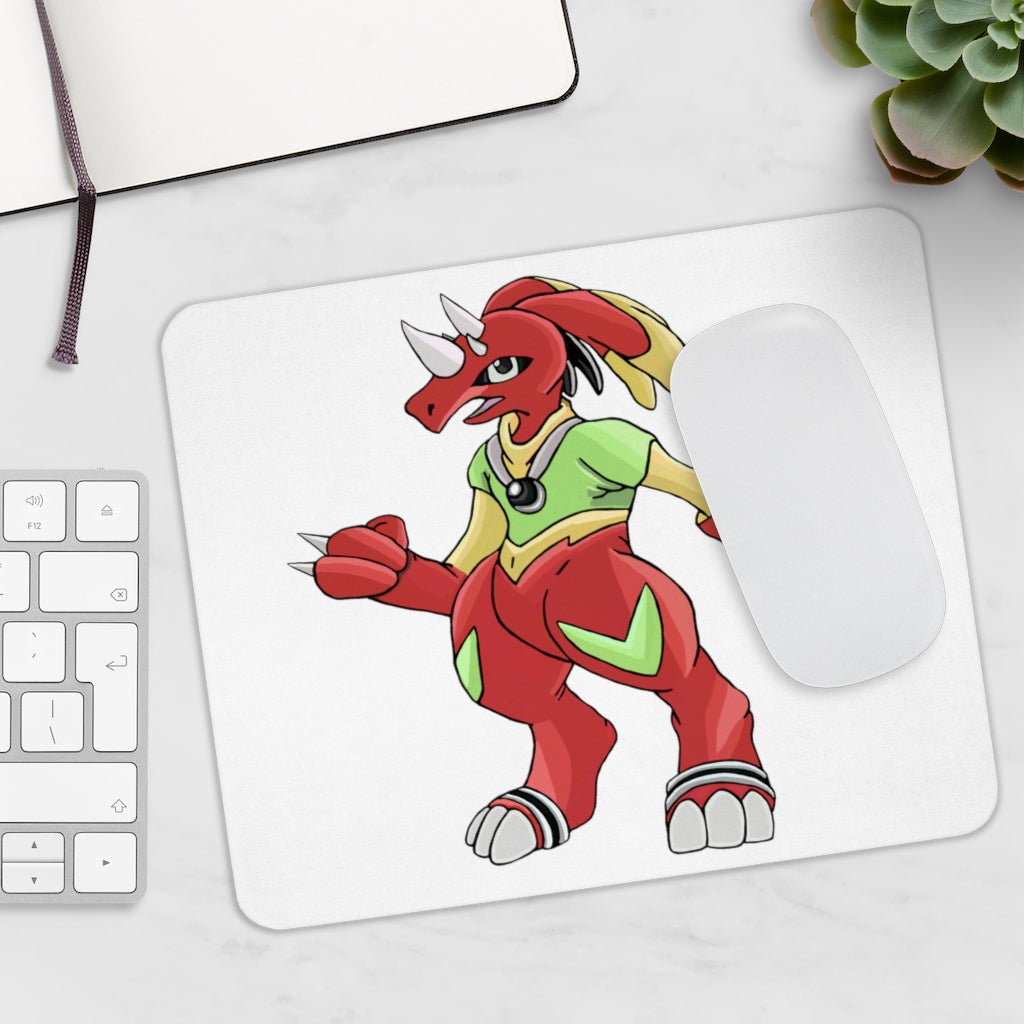 Tsostibird Mouse Pad featuring a vibrant full print design on a smooth neoprene surface, ideal for home and office use.