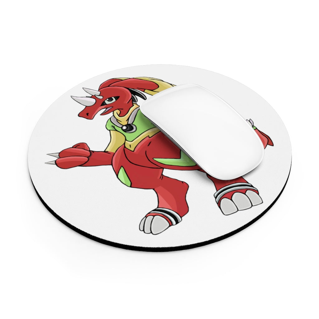 Tsostibird Mouse Pad in round and rectangular shapes with vibrant print and non-slip rubber bottom.