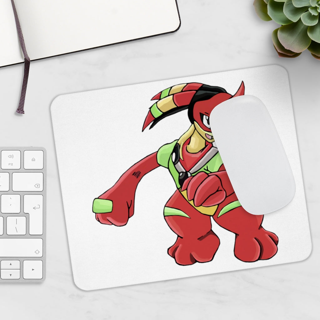 Tsostichan Mouse Pad featuring a vibrant full print design on a smooth neoprene surface, ideal for enhancing desk aesthetics.