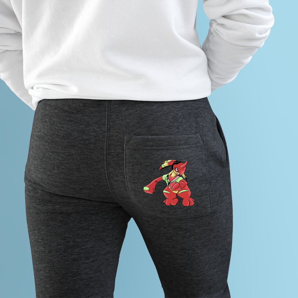 Tsostichan Premium Fleece Joggers in a stylish design with customizable back pocket and side pockets.