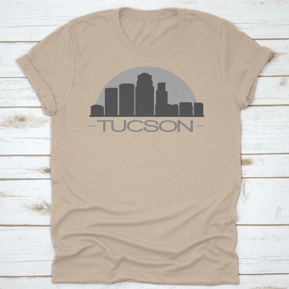 Tucson Skyline Silhouette design showcasing the city's skyline in a stylish vector format.