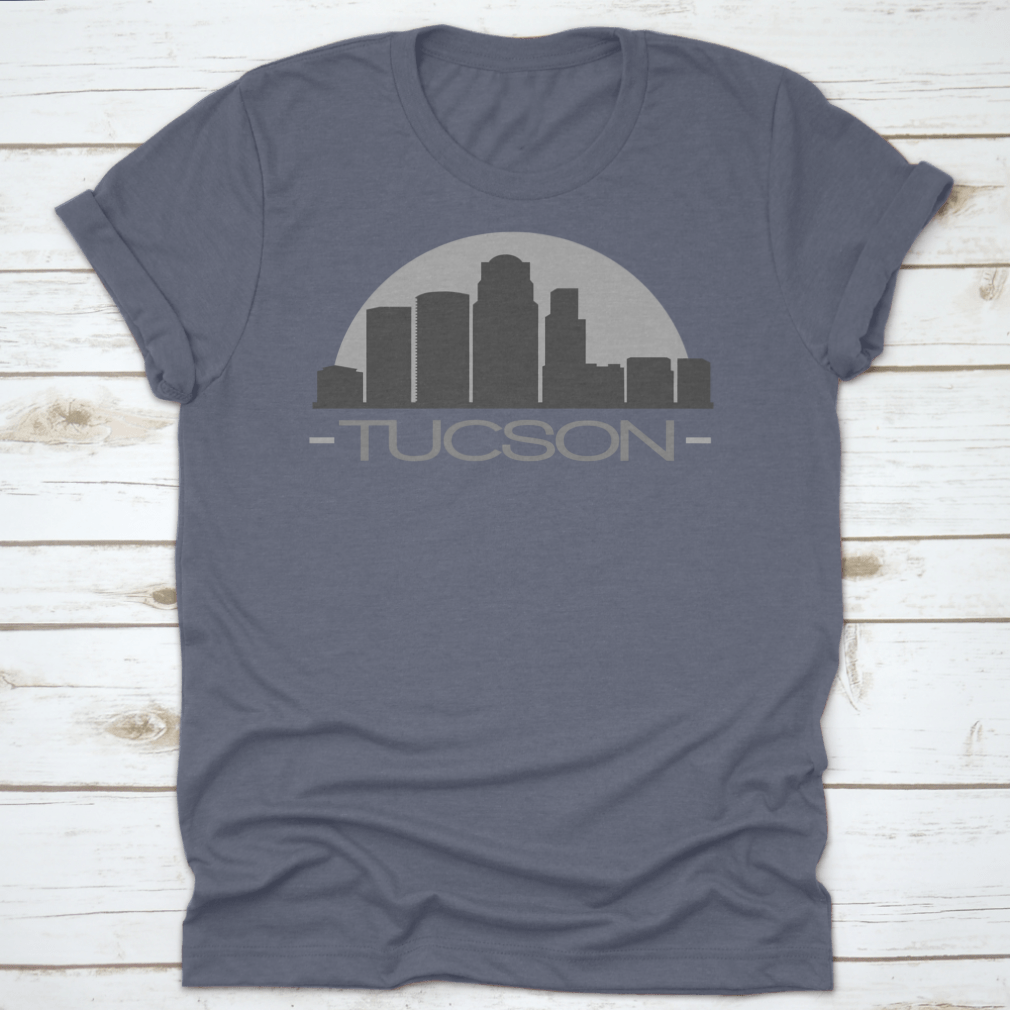 Tucson Skyline Silhouette design showcasing the city's skyline in a stylish vector format.