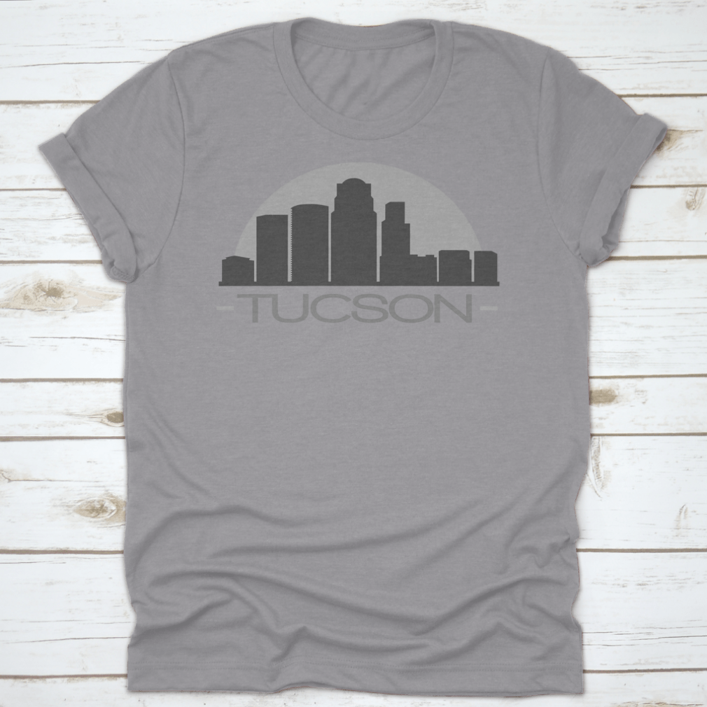 Tucson Skyline Silhouette design showcasing the city's skyline in a stylish vector format.