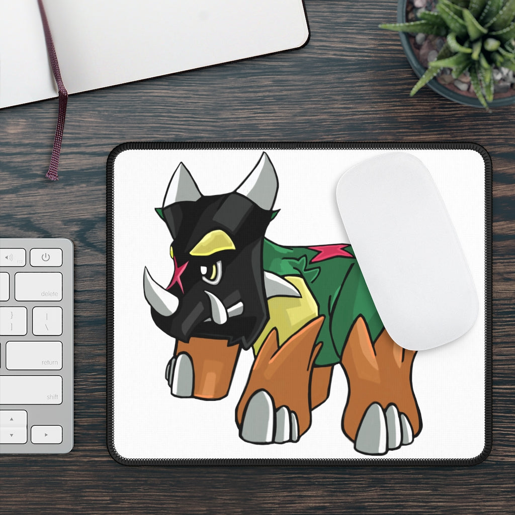 Turroxosaurus Gaming Mouse Pad featuring vibrant custom designs and stitched edges for durability.