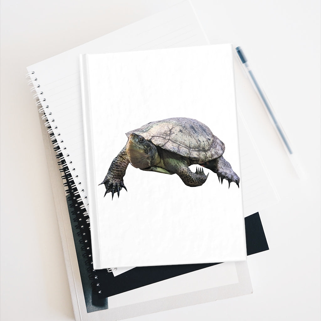 Turtle Journal - Blank with a colorful wraparound cover and blank pages for creativity.