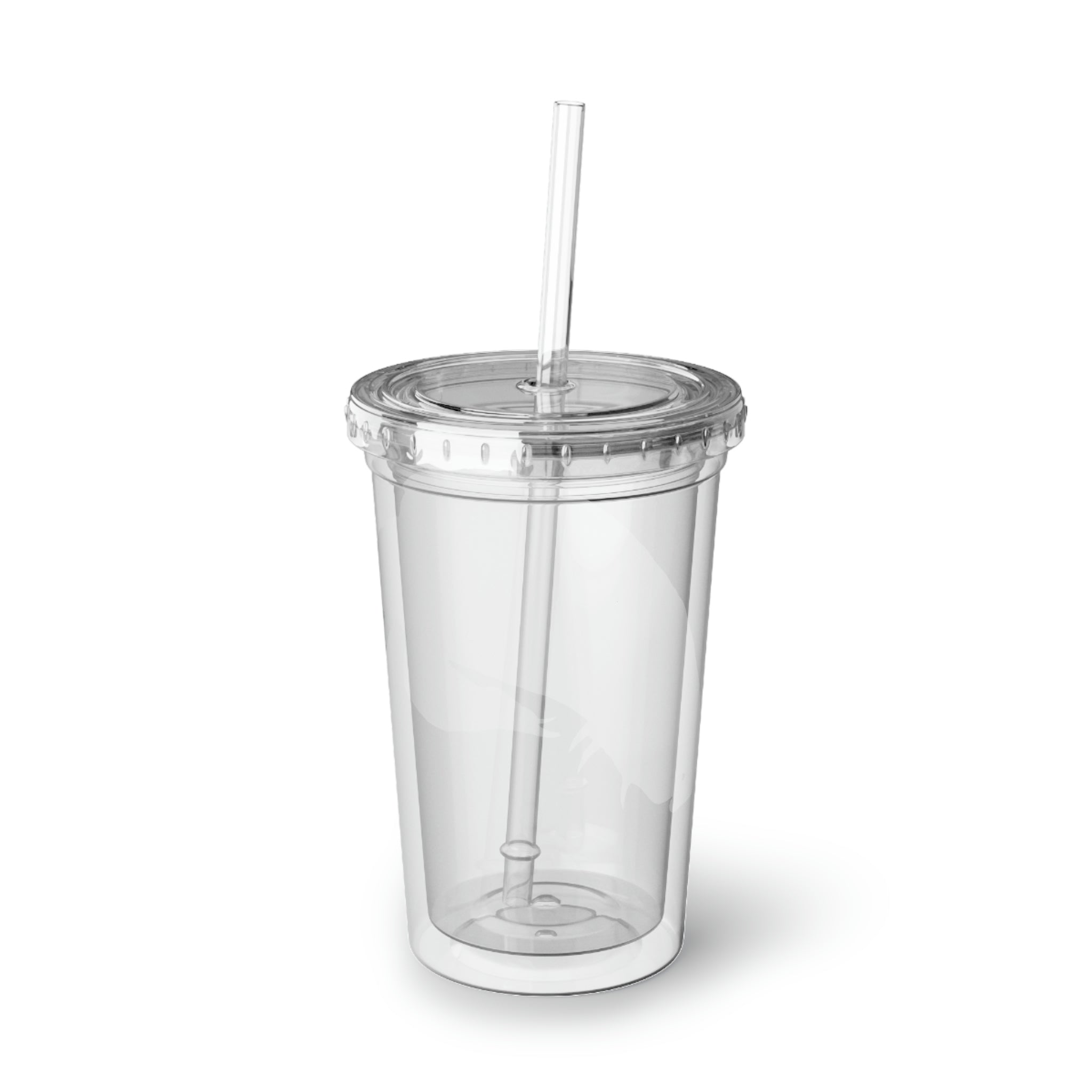 Turtle Suave Acrylic Cup with double-wall insulation, featuring a customizable design and a BPA-free lid and straw.