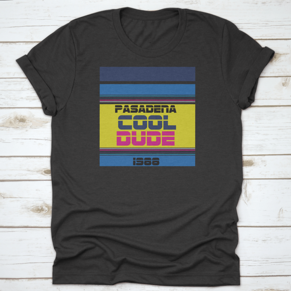 Vector graphic of the Pasadena Cool Dude 1988 font showcasing its unique typographic style.