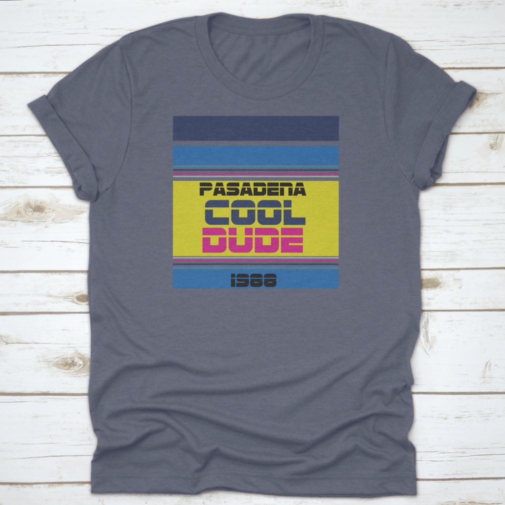 Vector graphic of the Pasadena Cool Dude 1988 font showcasing its unique typographic style.