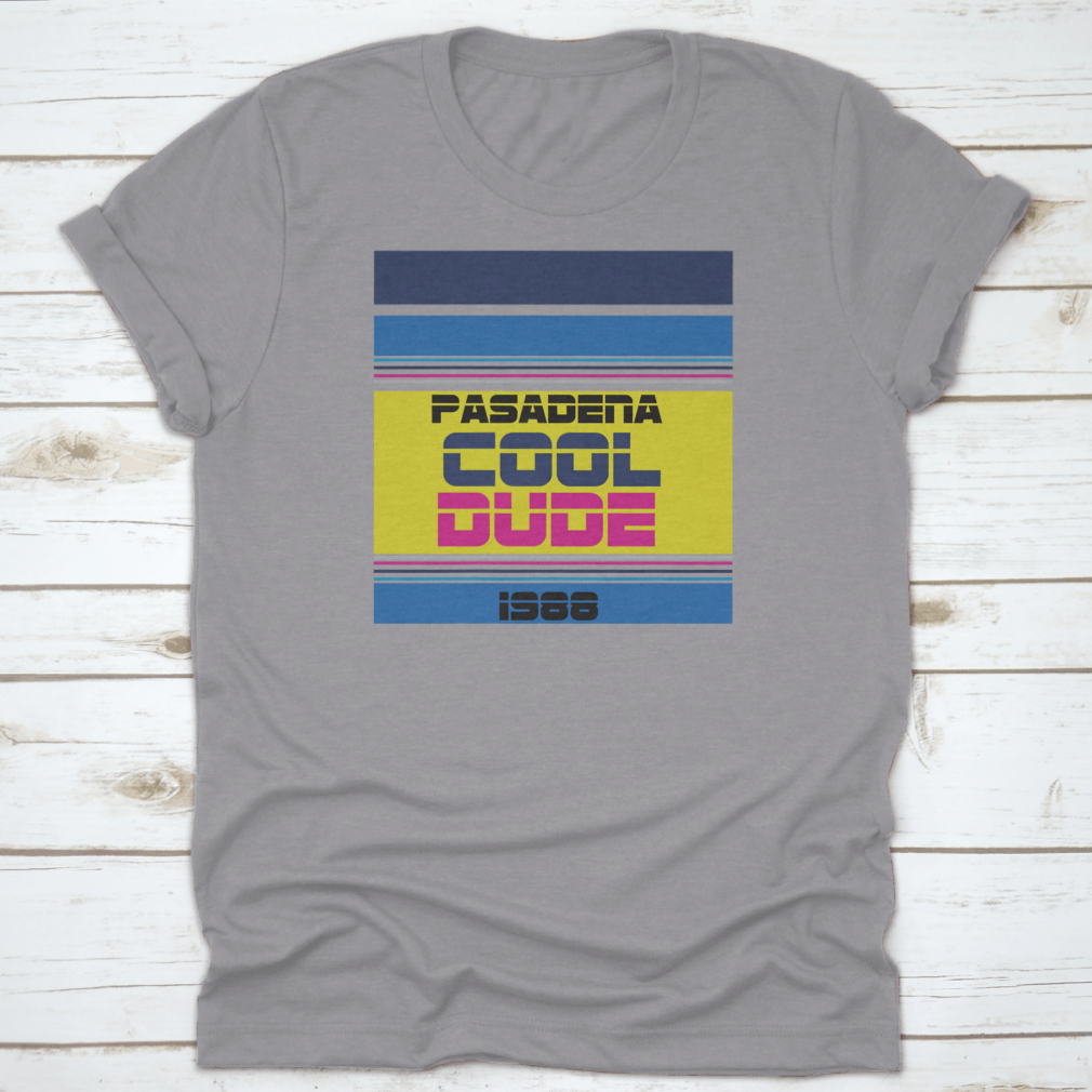 Vector graphic of the Pasadena Cool Dude 1988 font showcasing its unique typographic style.