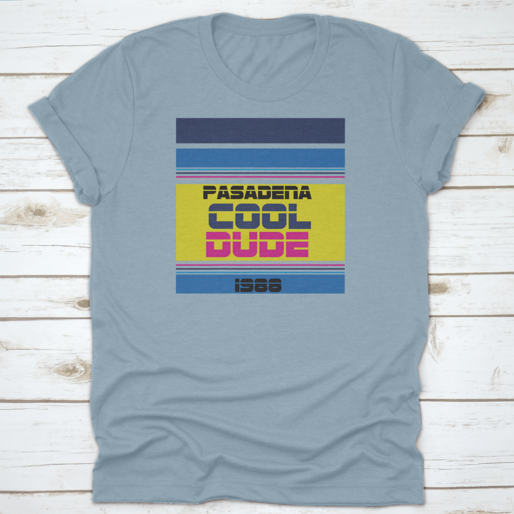 Vector graphic of the Pasadena Cool Dude 1988 font showcasing its unique typographic style.