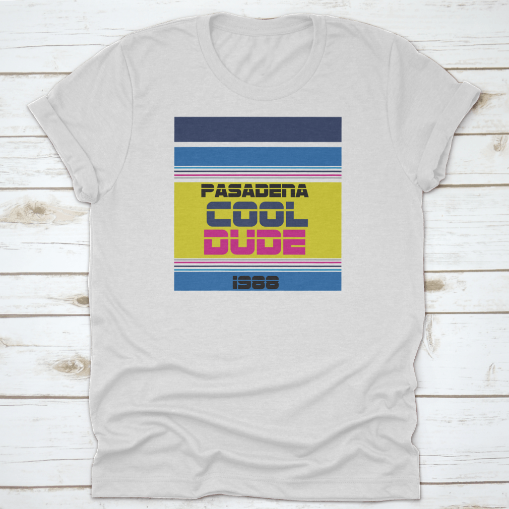 Vector graphic of the Pasadena Cool Dude 1988 font showcasing its unique typographic style.