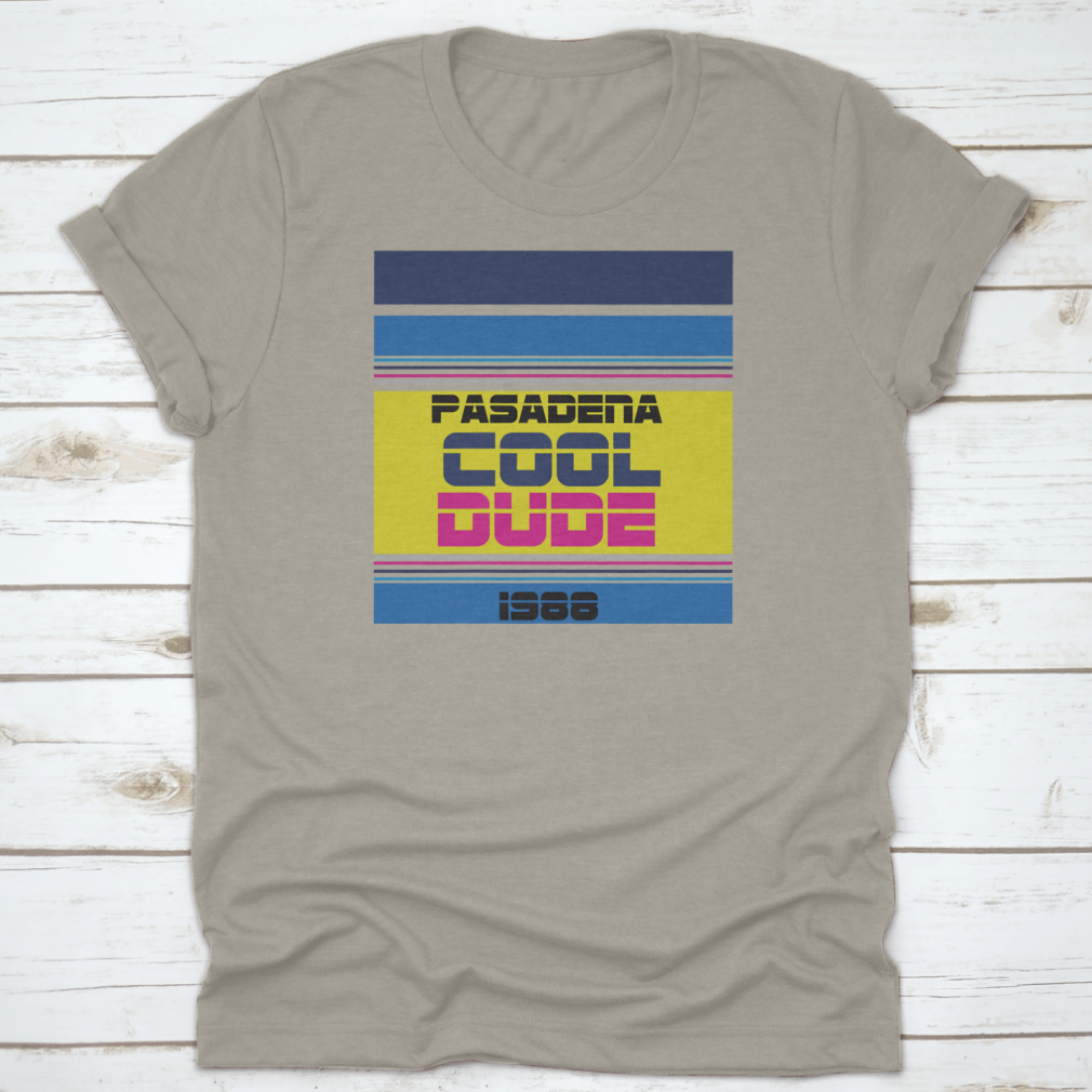 Vector graphic of the Pasadena Cool Dude 1988 font showcasing its unique typographic style.