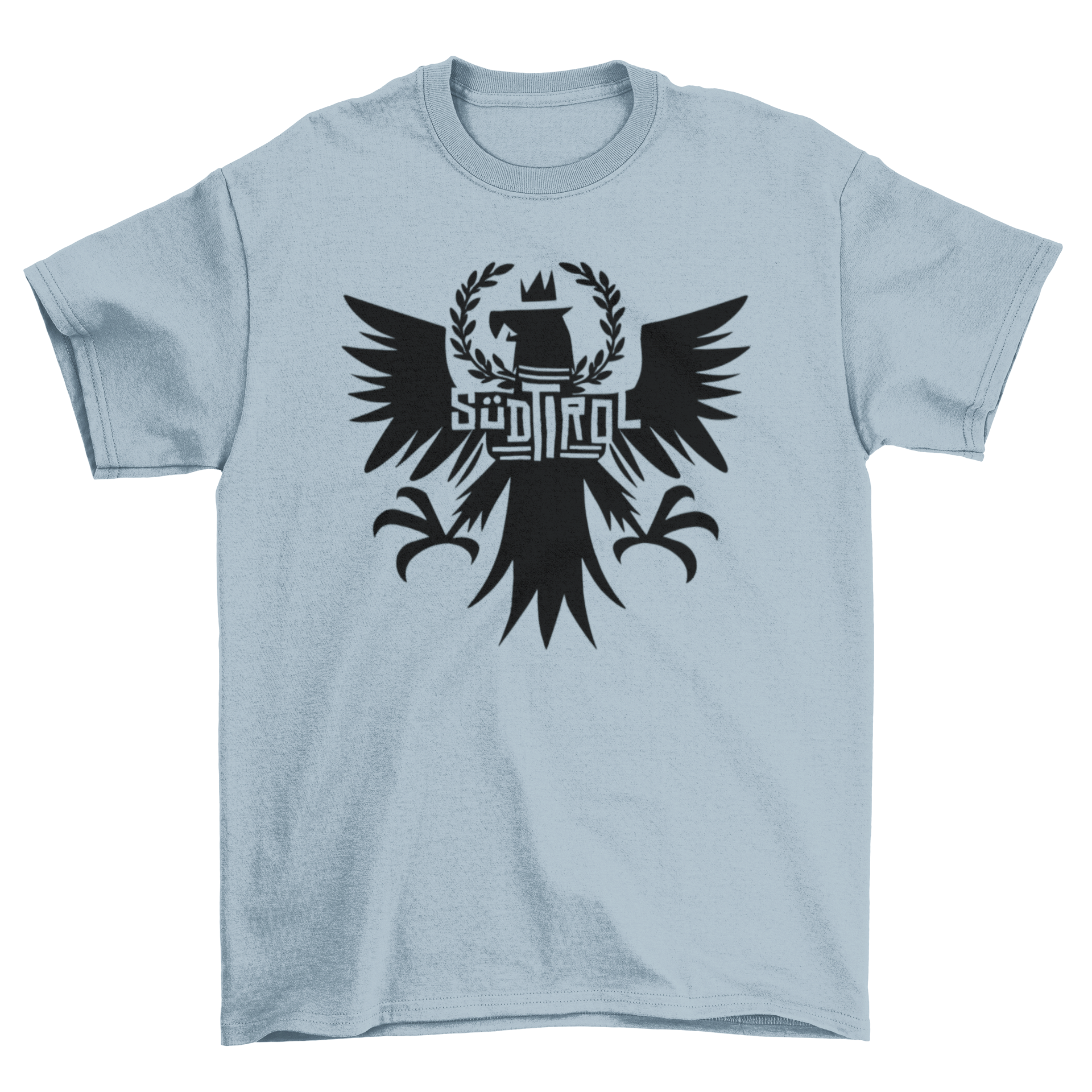 Tyrolean eagle t-shirt featuring the Coat of Arms of South Tyrol, showcasing a majestic eagle design.