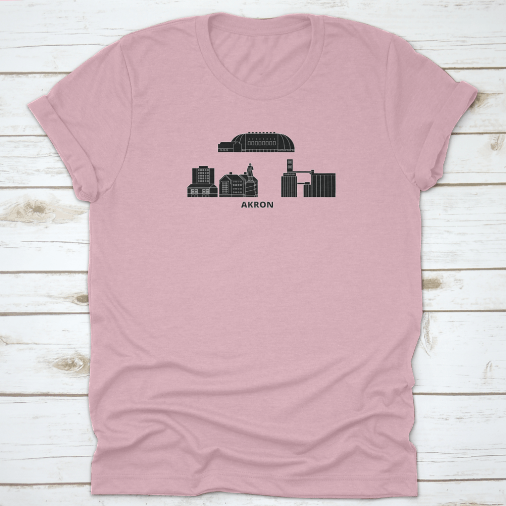 Akron Flat Travel Skyline Set featuring a skyline design, made from 100% cotton, showcasing comfort and style.