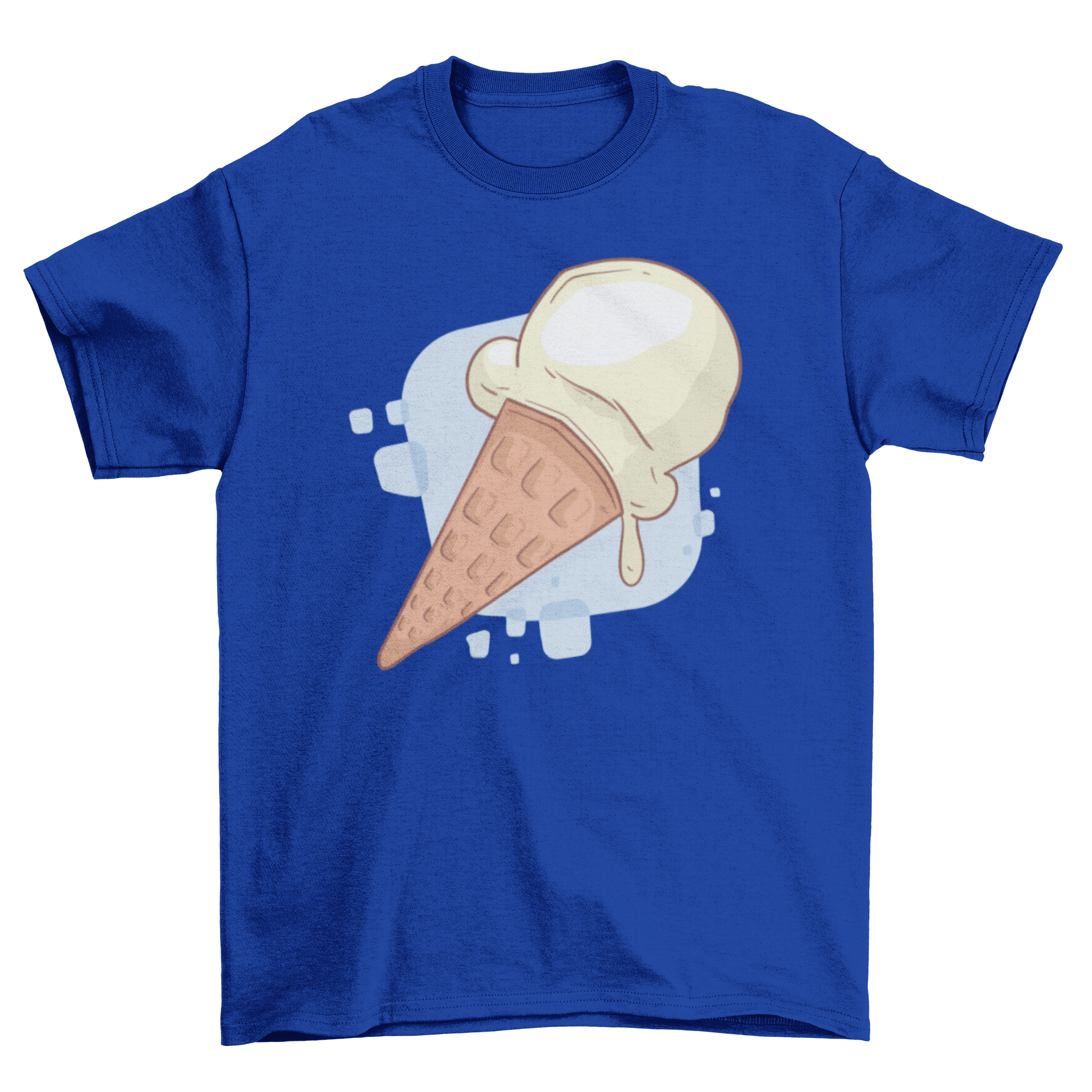 Vainilla Ice Cream T-shirt featuring a colorful illustration of an ice cream cone.