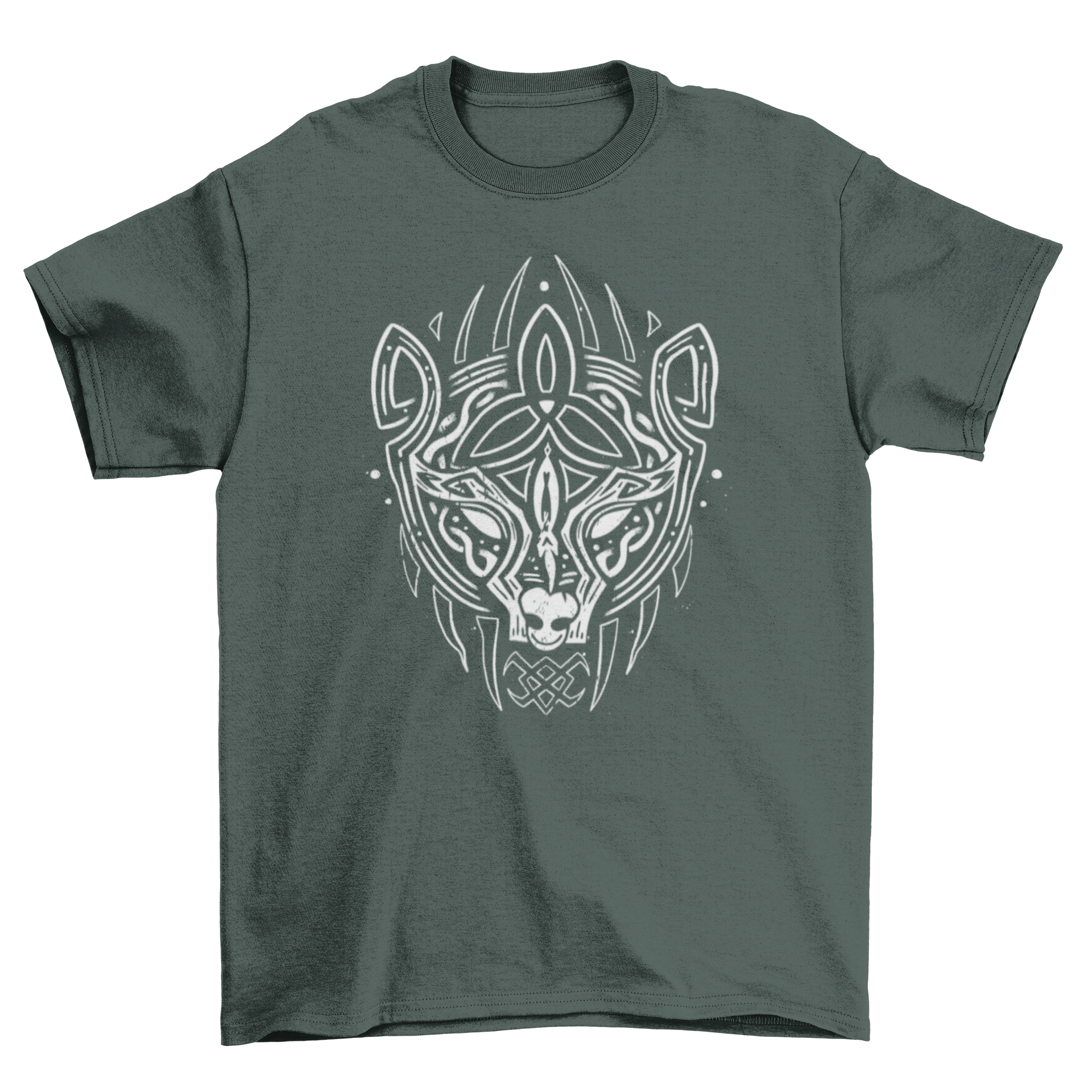 Viking bear t-shirt featuring a tribal bear illustration, showcasing strength and Norse culture.