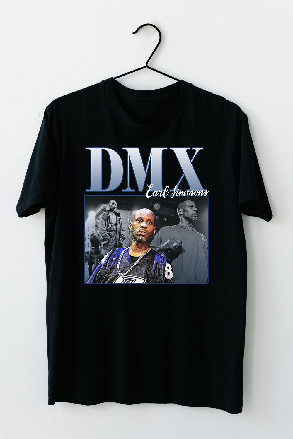 Vintage DMX 90's Style T-Shirt in soft ring-spun cotton, featuring a classic unisex design perfect for casual wear.