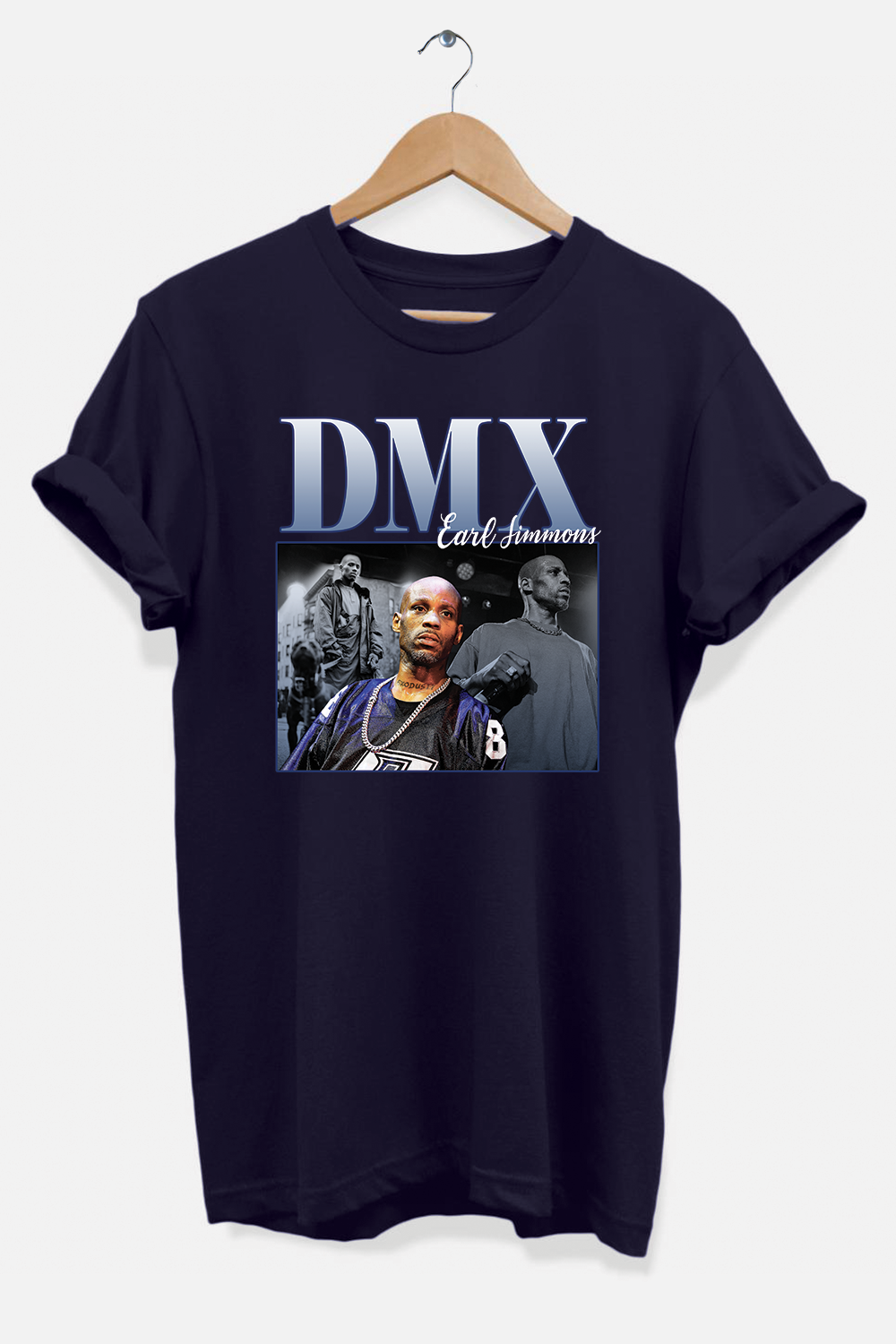 Vintage DMX 90's Style T-Shirt in soft ring-spun cotton, featuring a classic unisex design perfect for casual wear.