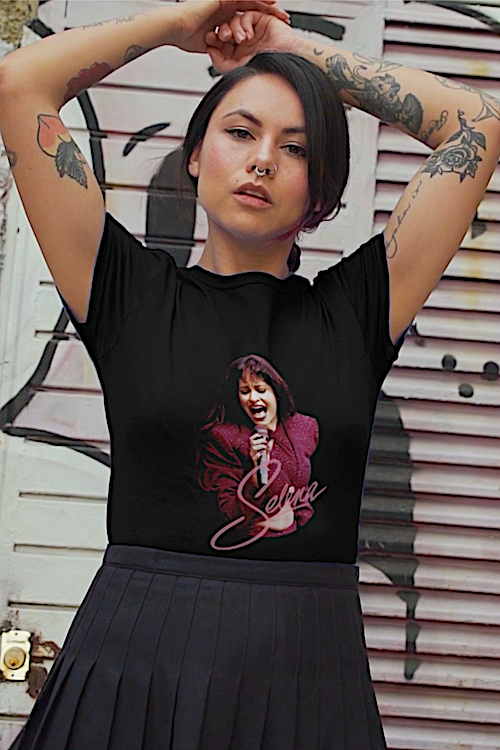 Vintage Latina Pop Star Legend T-Shirt in soft ring-spun cotton, showcasing vibrant graphics and a unisex fit.