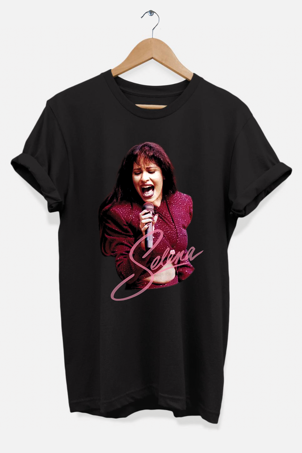 Vintage Latina Pop Star Legend T-Shirt in soft ring-spun cotton, showcasing vibrant graphics and a unisex fit.