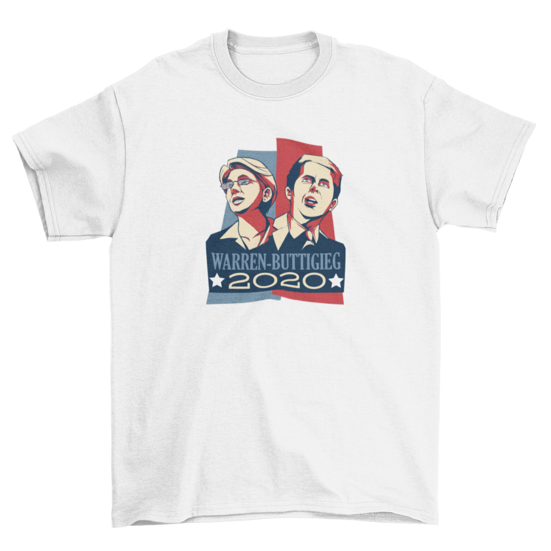 Warren Buttigieg Debate 2020 T-shirt featuring bold design and quote.