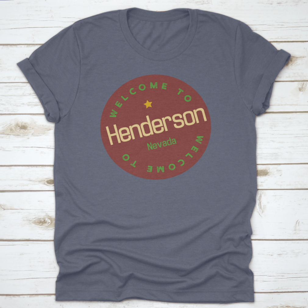 Henderson Nevada tourism badge sticker featuring vibrant colors and design, perfect for souvenirs.