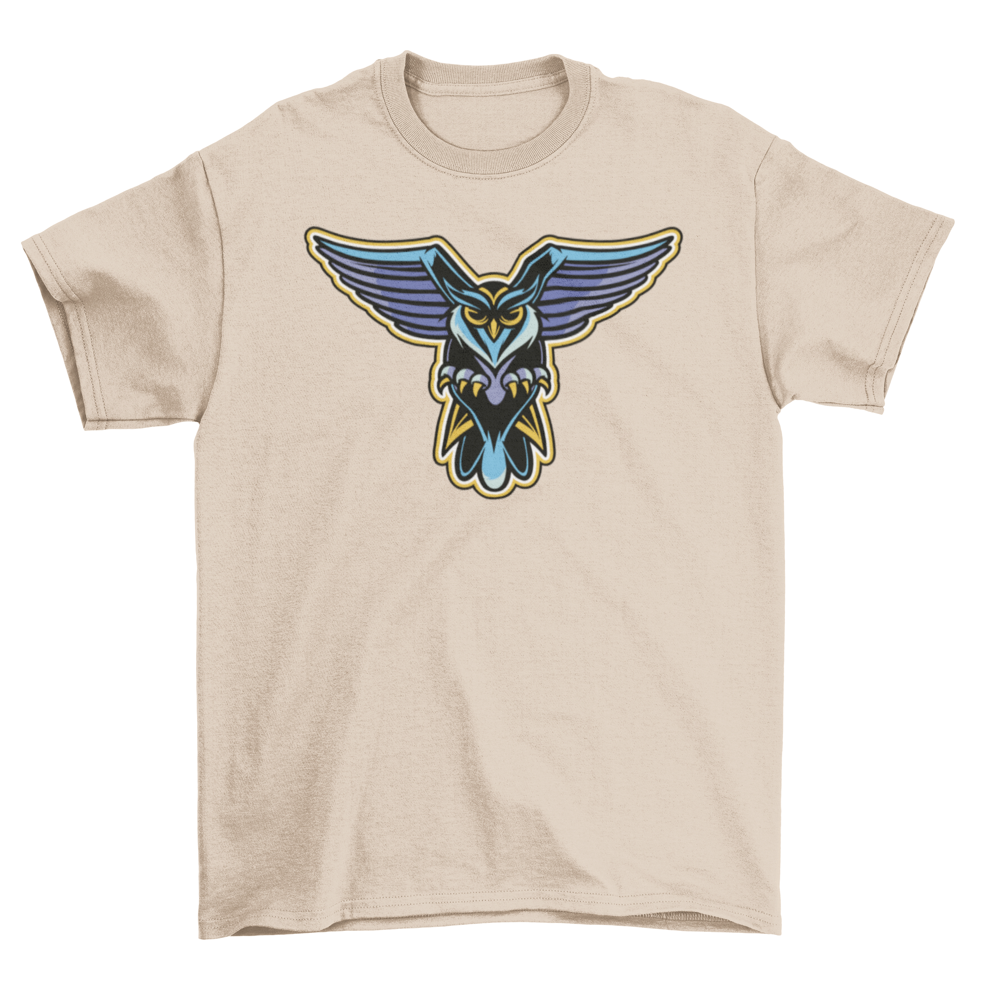 A stylish Wild Owl T-Shirt featuring a detailed owl graphic on a soft fabric, perfect for nature lovers.