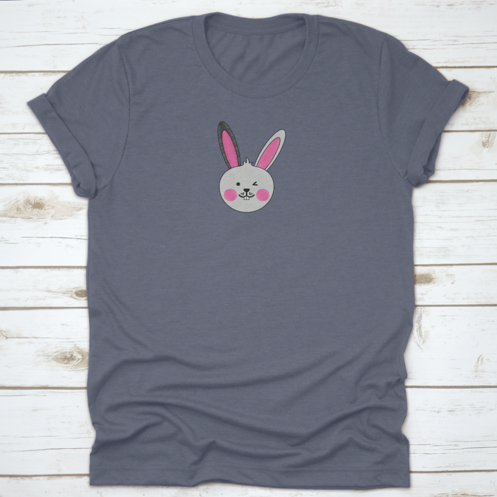 A stylish Winking Bunny Icon Shirt featuring a playful bunny design, made from soft cotton fabric.