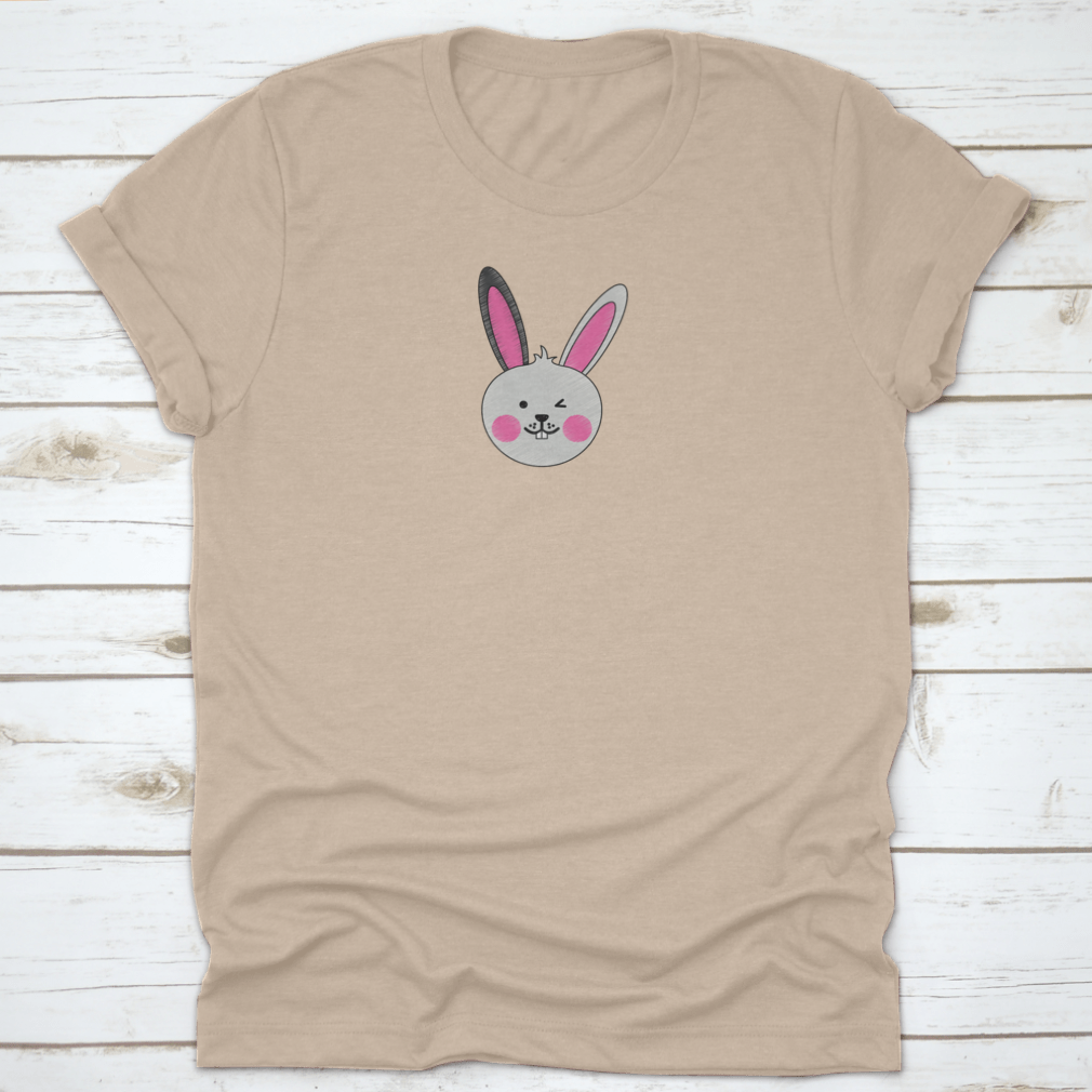 A stylish Winking Bunny Icon Shirt featuring a playful bunny design, made from soft cotton fabric.