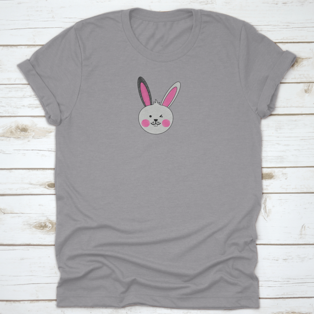 A stylish Winking Bunny Icon Shirt featuring a playful bunny design, made from soft cotton fabric.