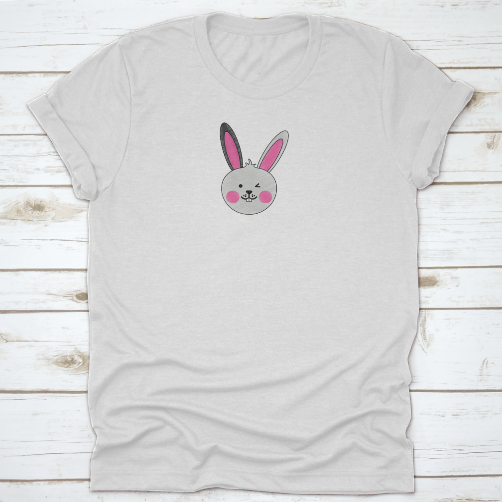 A stylish Winking Bunny Icon Shirt featuring a playful bunny design, made from soft cotton fabric.