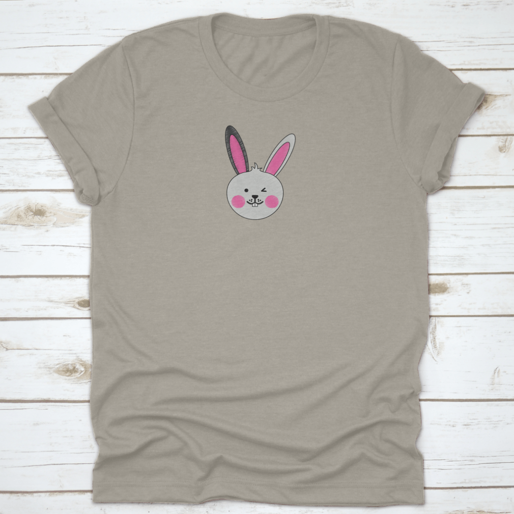 A stylish Winking Bunny Icon Shirt featuring a playful bunny design, made from soft cotton fabric.