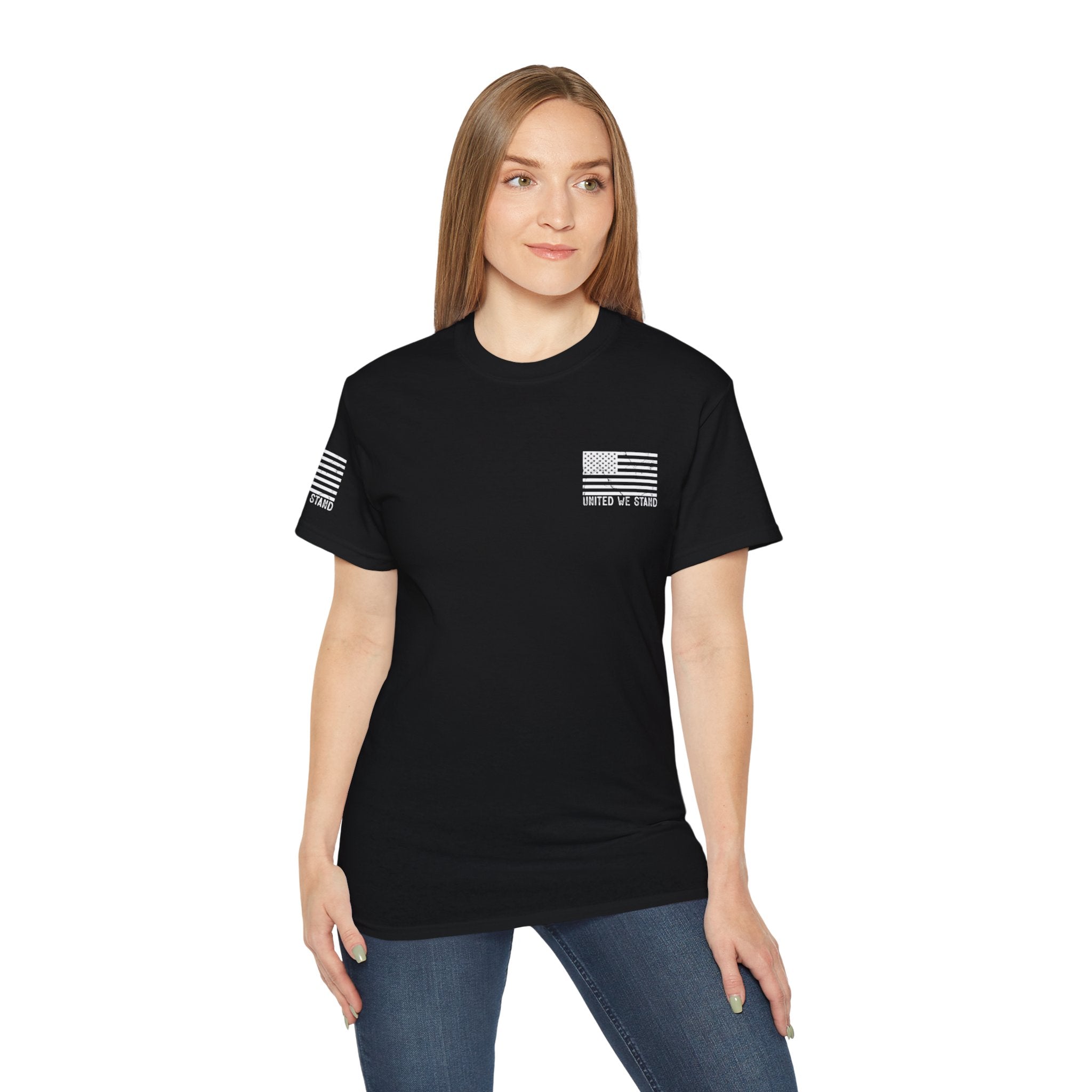 Women Cotton T-Shirt featuring an empowering growth slogan, showcasing its classic fit and quality cotton fabric.