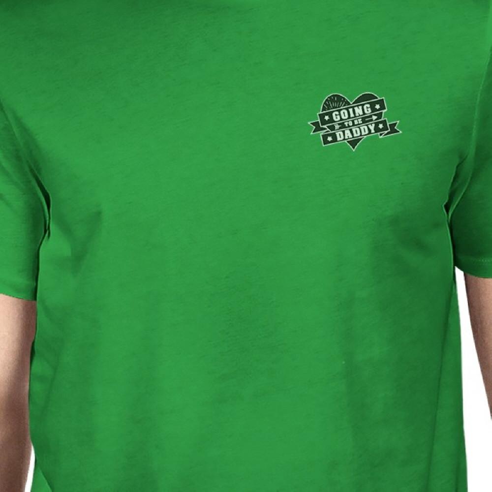 Men's green t-shirt with 'World's Best Dad' graphic design, made of 100% ring spun cotton, perfect for Father's Day gifts.