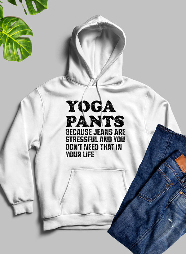 A stylish Yoga Pants Hoodie featuring a cozy fleece blend, adjustable hood, and vibrant artistic designs.