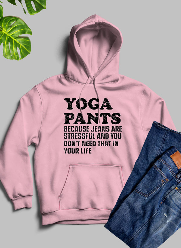 A stylish Yoga Pants Hoodie featuring a cozy fleece blend, adjustable hood, and vibrant artistic designs.