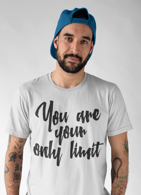 You are only Limit T-shirt featuring a unique design by top artists, made from soft ringspun cotton.