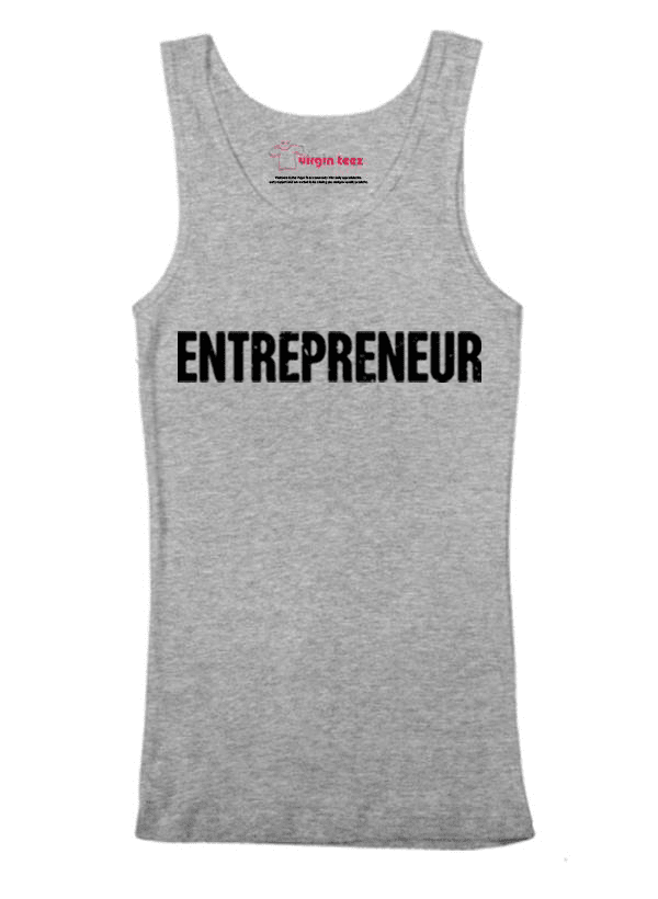 A stylish Entrepreneur Tank Top made from 100% cotton, featuring vibrant colors and a comfortable fit, perfect for expressing your entrepreneurial spirit.