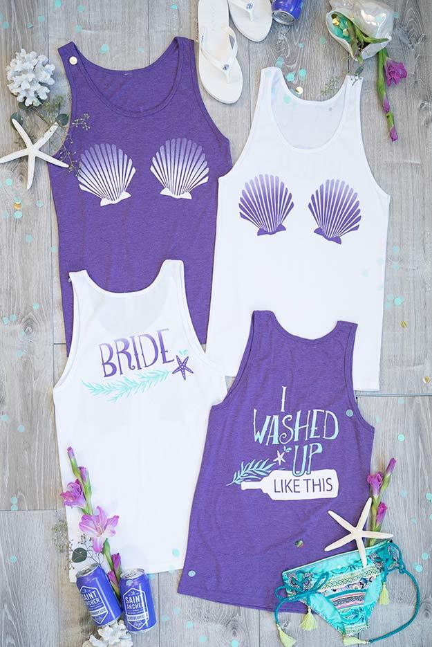 Main I Washed Up Like This Mermaid | Shell Yeah Beaches! Tank Tops image