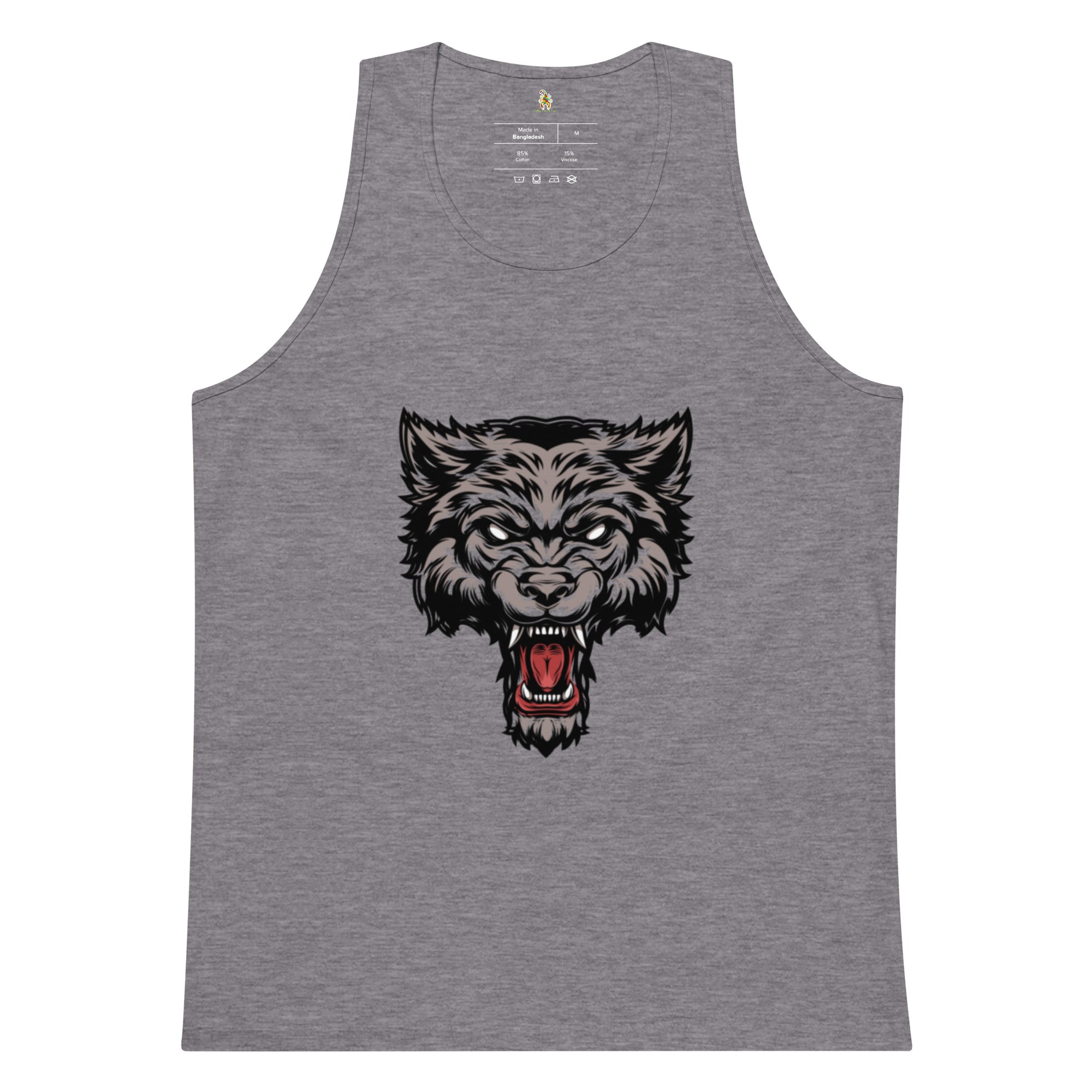 Men's Tiger premium tank top in various colors, showcasing its soft fabric and relaxed fit.