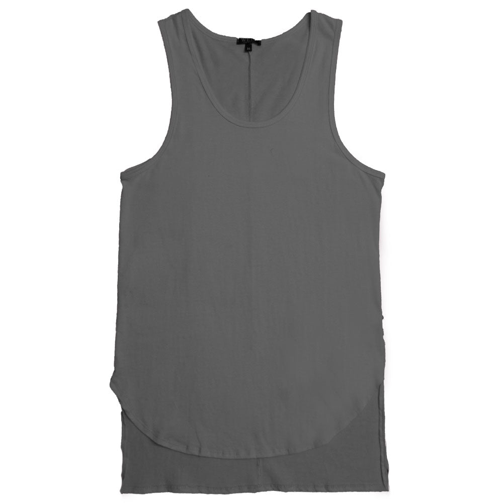 Scott Hi Low Tank featuring a trendy hi-lo design and muscle tank style, perfect for casual wear.